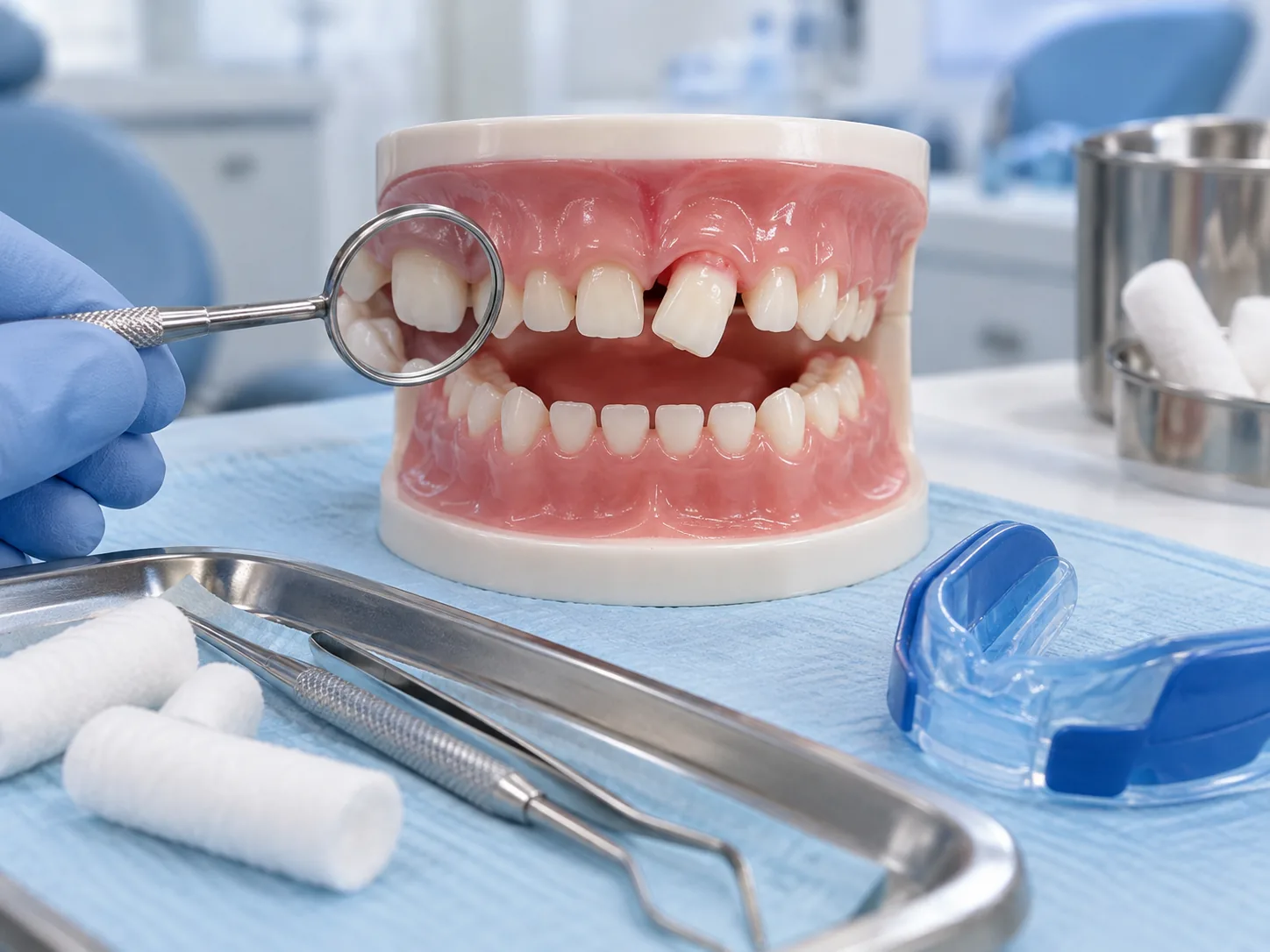 Răng sữa lung lay do va đập có nguy hiểm không?