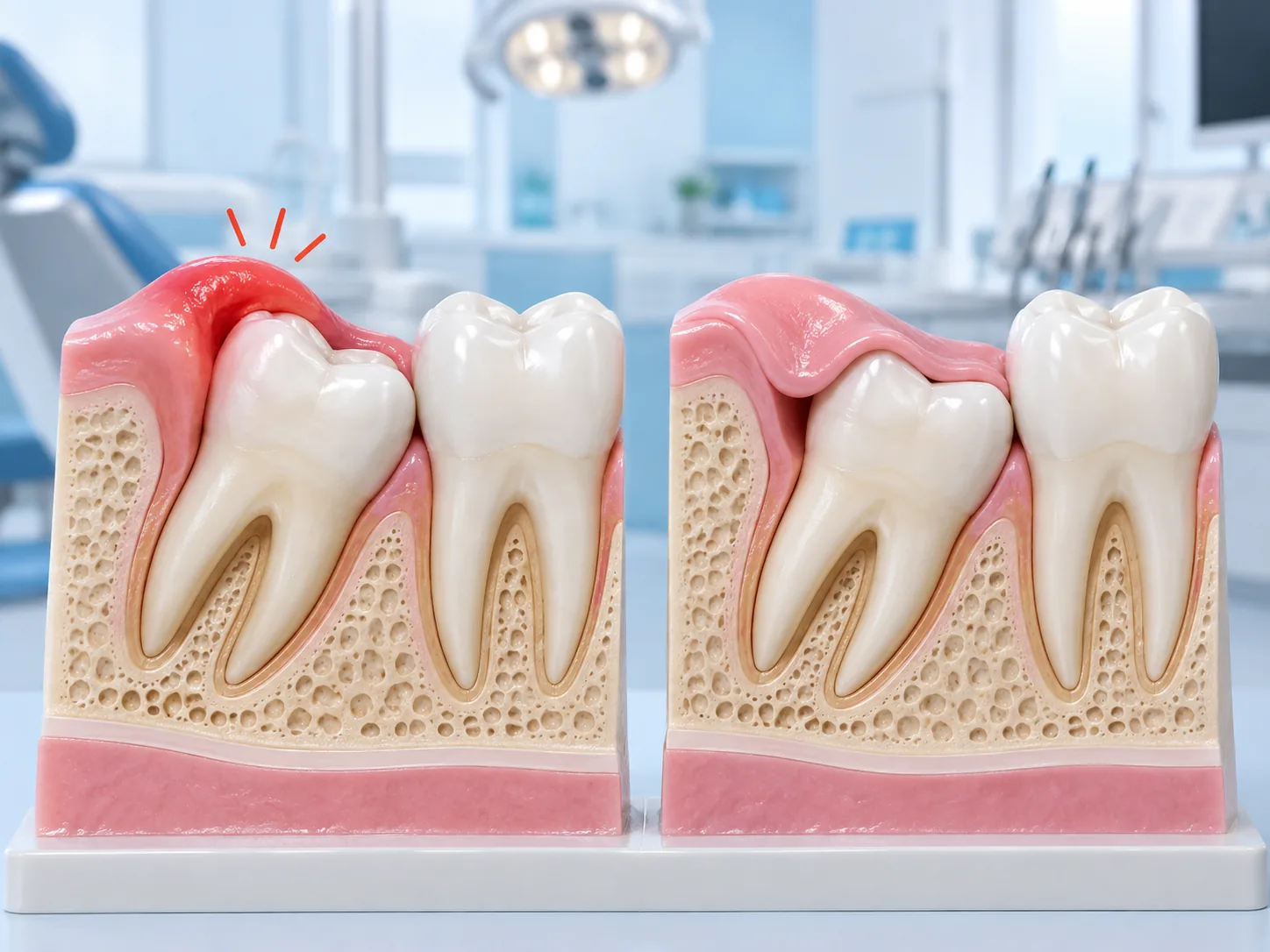 Viêm quanh thân răng và viêm lợi trùm khác nhau thế nào?
