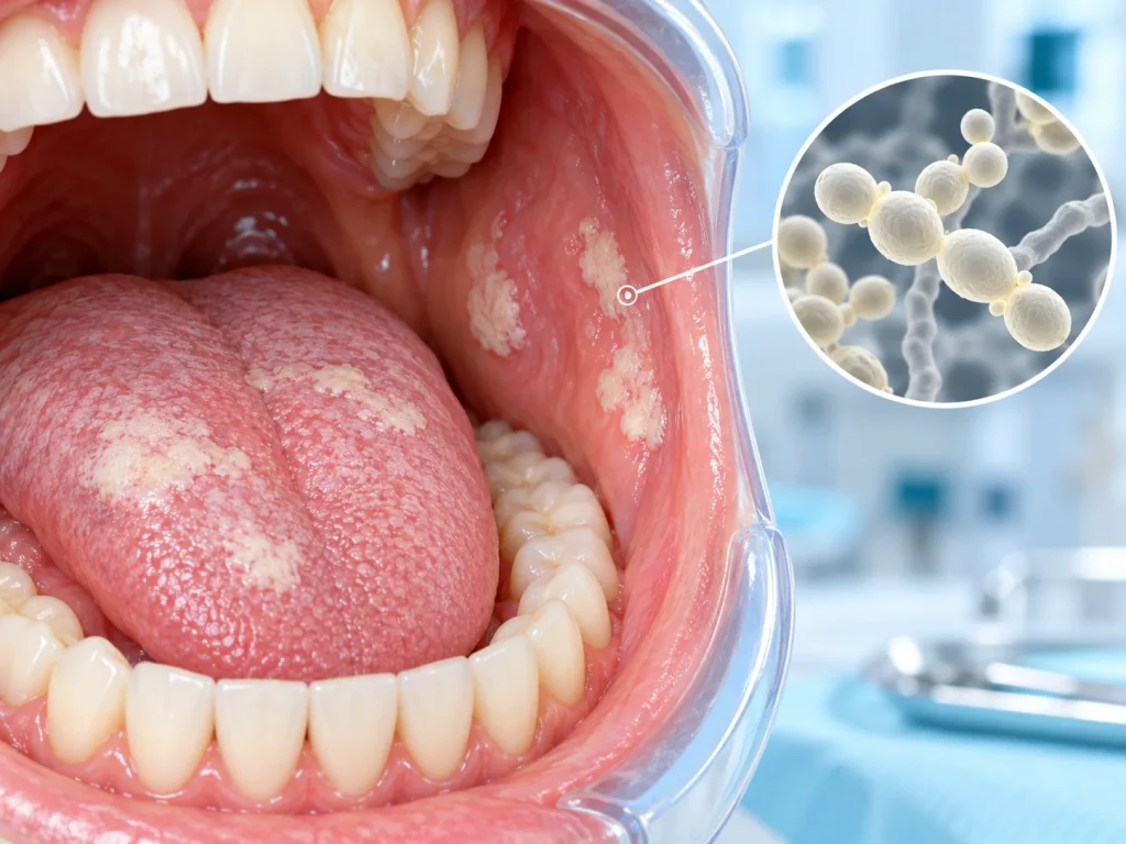 Nấm miệng ở người lớn là gì và nguyên nhân chính?