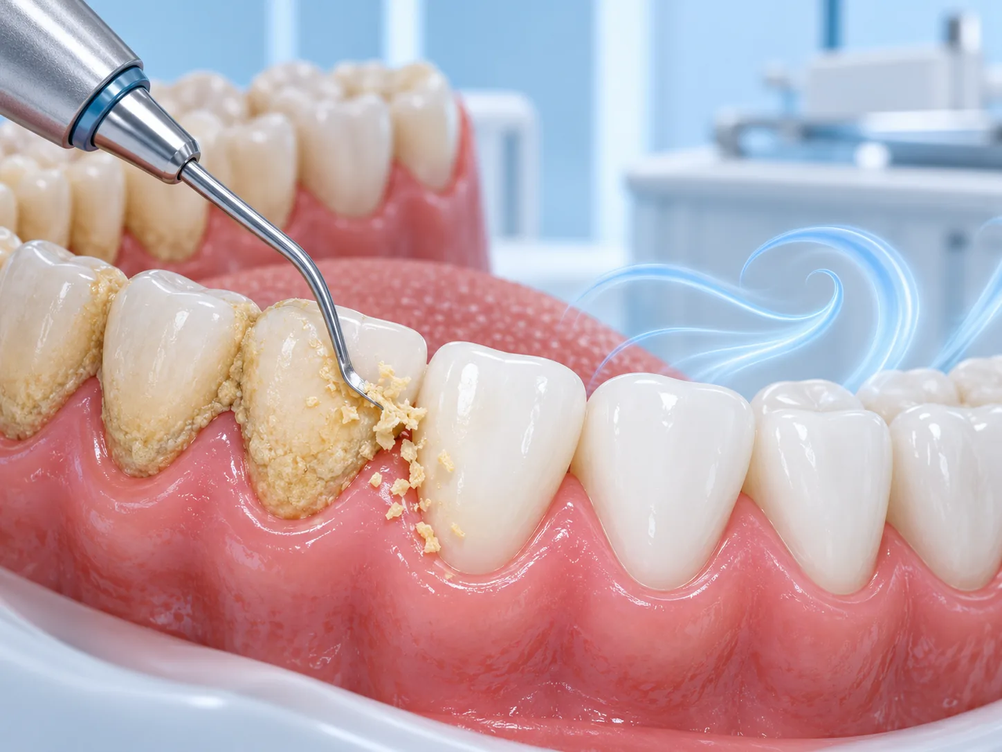 Cạo vôi răng có hết hôi miệng không?