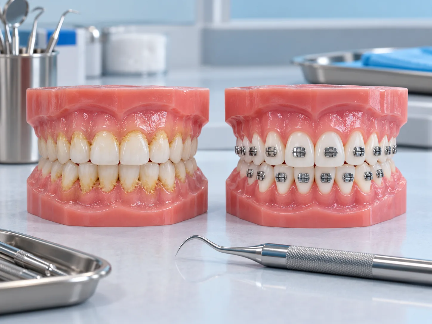 Niềng răng có cần cạo vôi răng trước không?