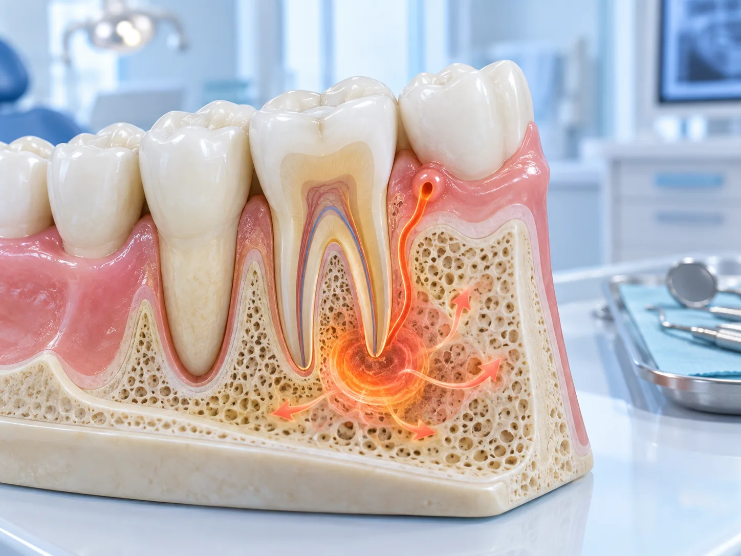 Lỗ rò trên nướu có nguy hiểm không?