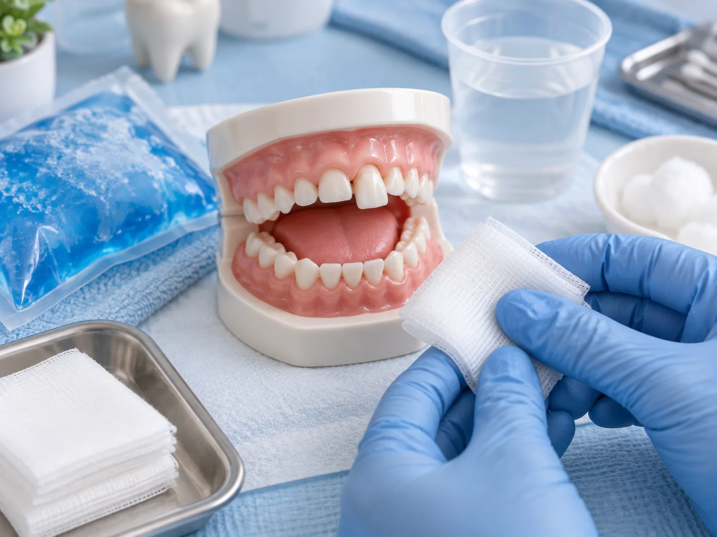 Răng sữa lung lay do va đập phải làm sao ngay tại nhà?
