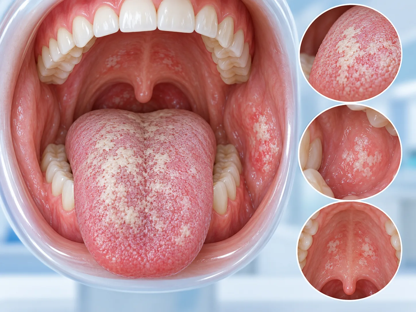 Triệu chứng nấm miệng: làm sao nhận biết nhanh?