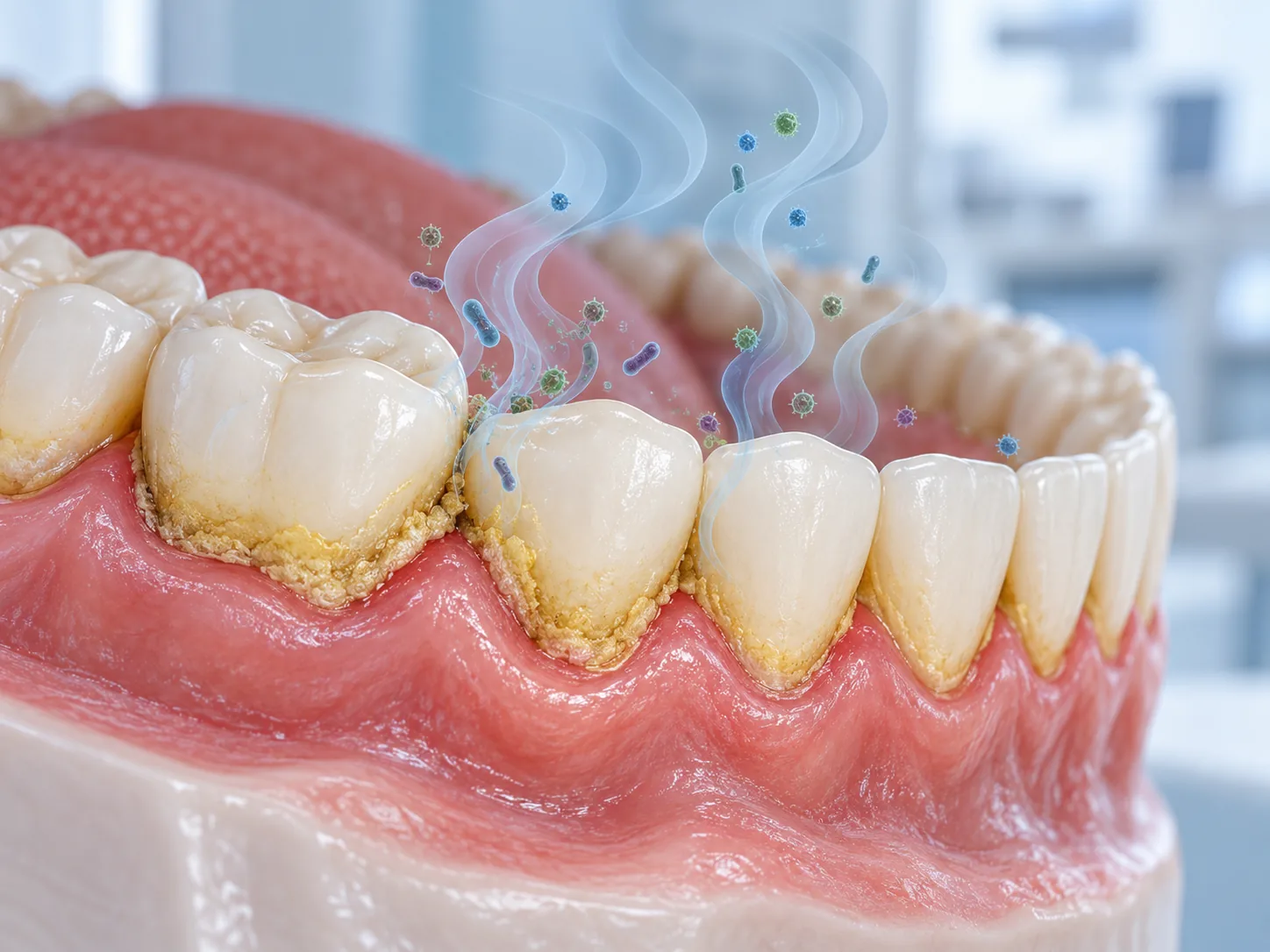 Vì sao cao răng có thể gây hôi miệng?