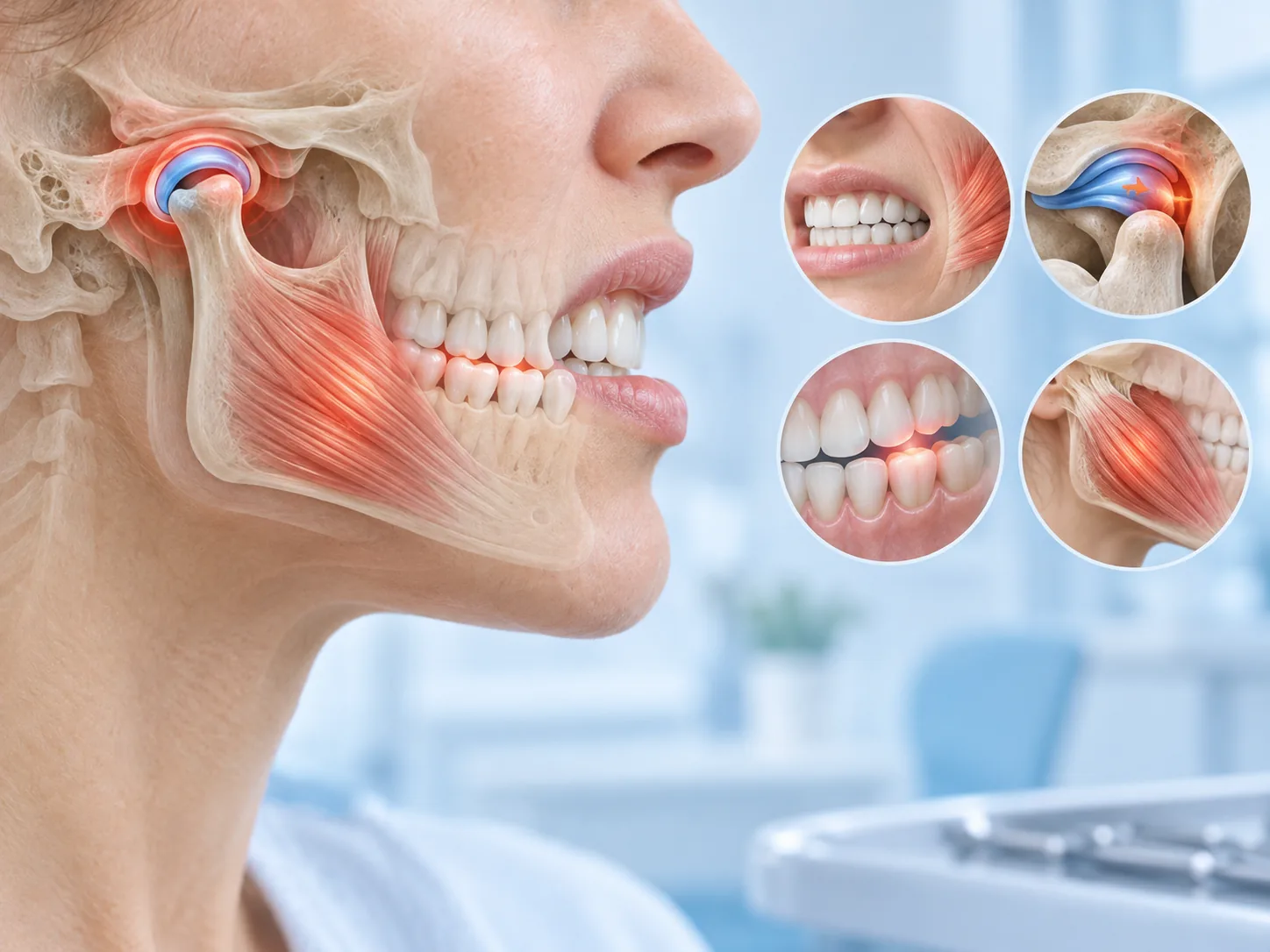 Đau khớp thái dương hàm khi nhai do đâu?