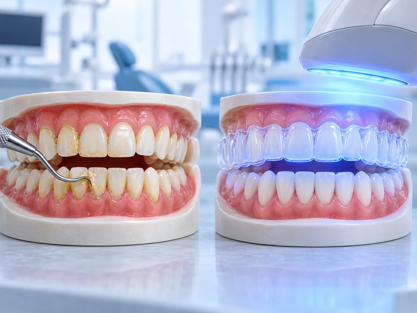 Vì sao cần cạo vôi răng trước khi tẩy trắng?