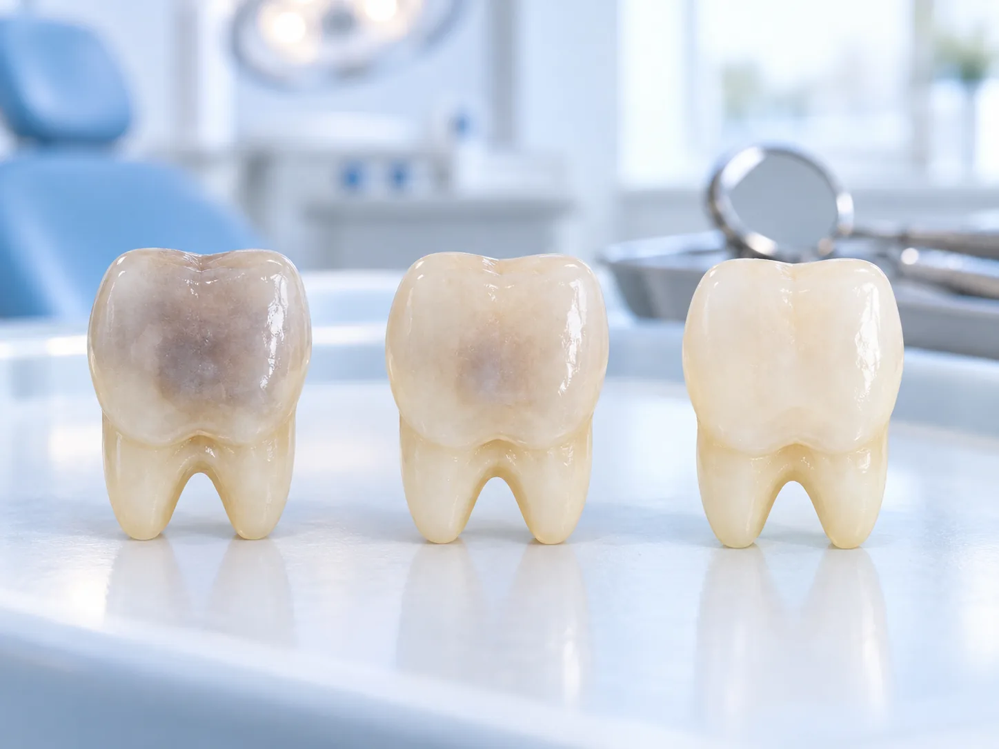 Răng sữa đổi màu sau va đập có tự trắng lại không?