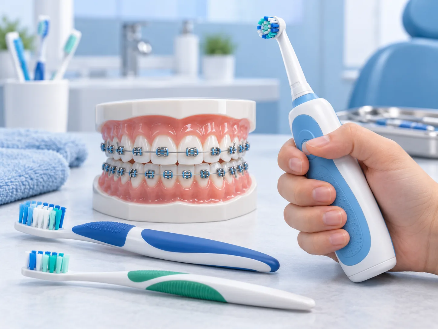 Ai nên ưu tiên dùng bàn chải điện, nhất là người niềng răng hoặc khó thao tác bằng tay?