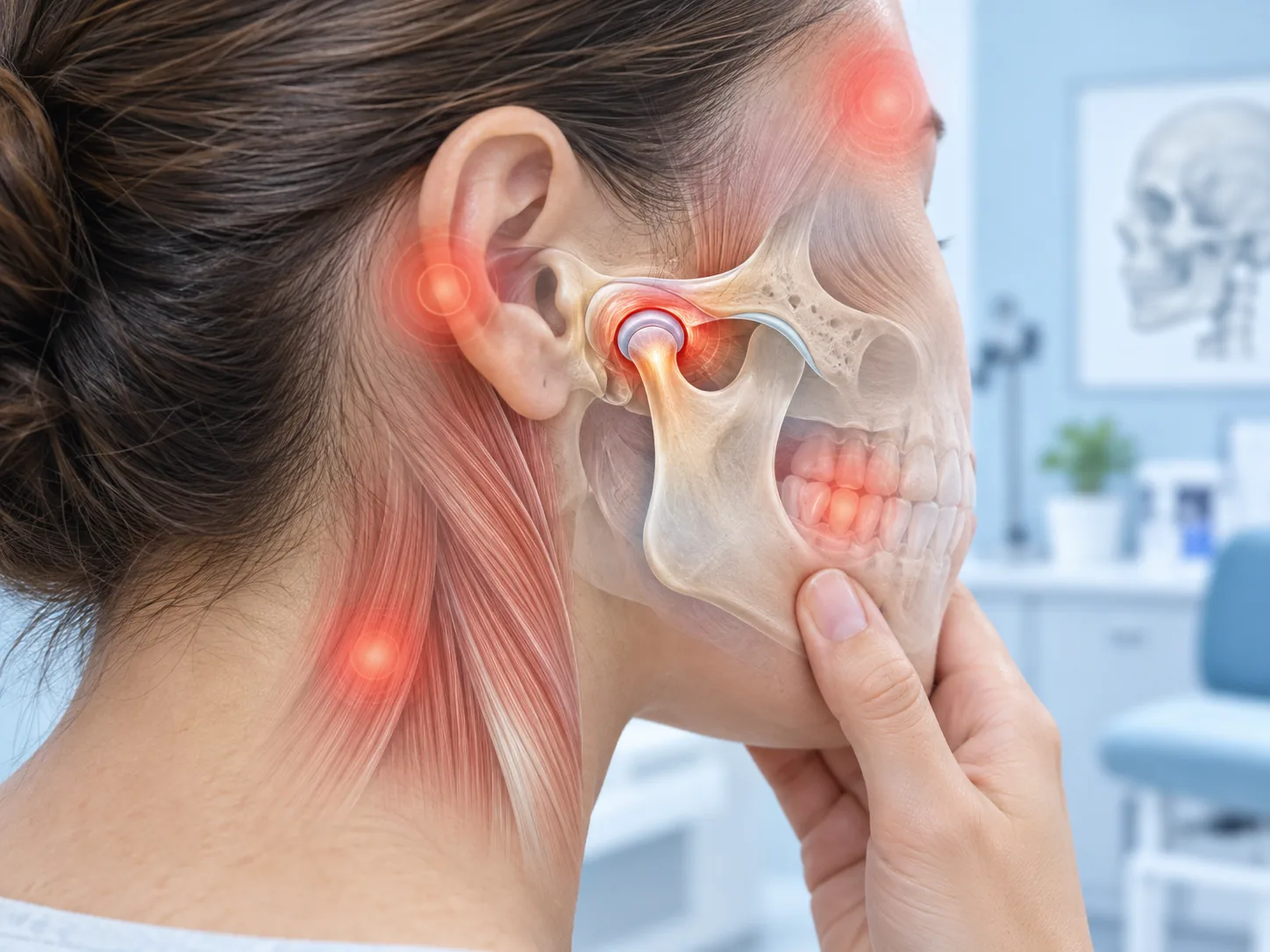 Đau khớp thái dương hàm khi nhai thường đi kèm triệu chứng nào?
