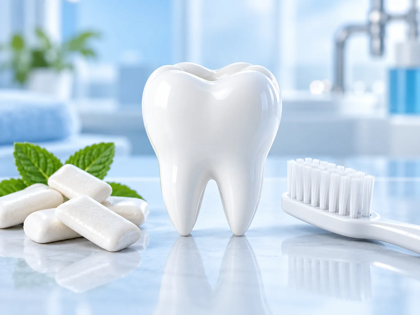Nhai kẹo cao su xylitol có thay thế việc đánh răng không?