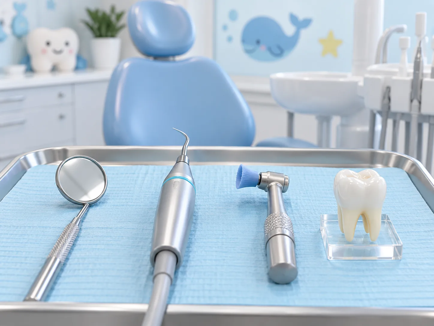 Cạo vôi răng cho trẻ được thực hiện thế nào?
