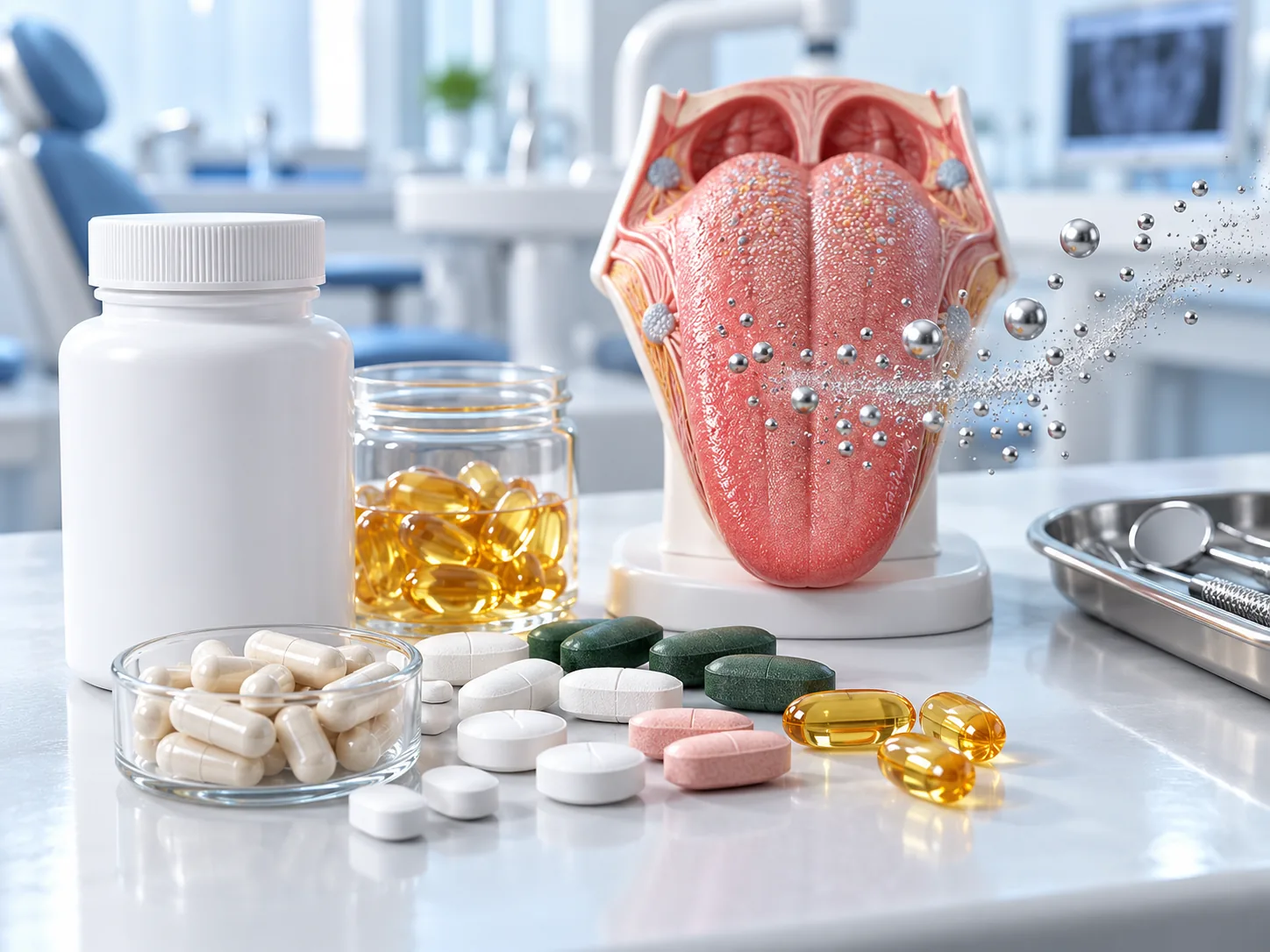 Thuốc, vitamin và thực phẩm chức năng có gây miệng vị kim loại không?