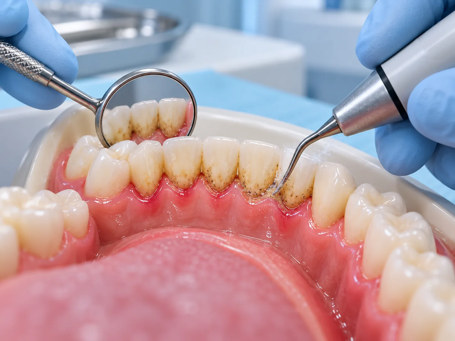 Quy trình cạo vôi răng khi đang viêm nướu diễn ra như thế nào?