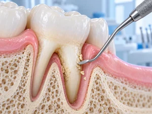 Cạo vôi răng dưới nướu