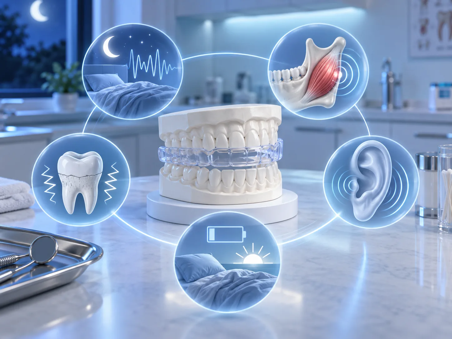 Nghiến răng khi ngủ có thể gây dấu hiệu toàn thân nào?
